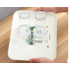 北欧塑料托盘长方形茶盘装饰摆件家用简约大号茶水茶托方形水果盘